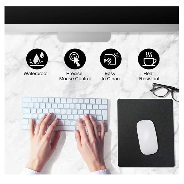 Aluminum Alloy Lite Executive Mouse Pad