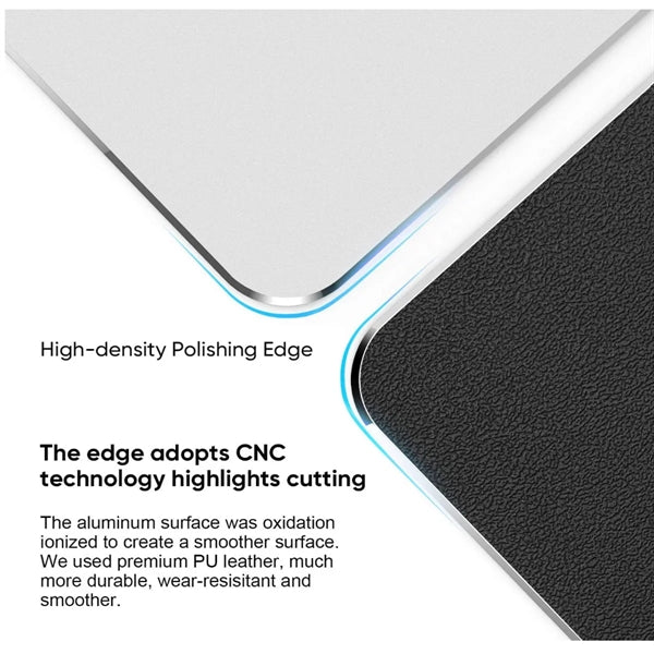 Aluminum Alloy Lite Executive Mouse Pad