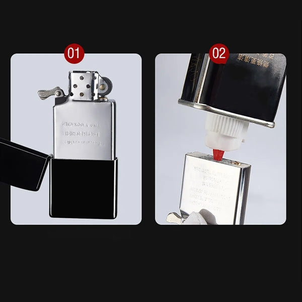Retro Windproof Metal Lighter