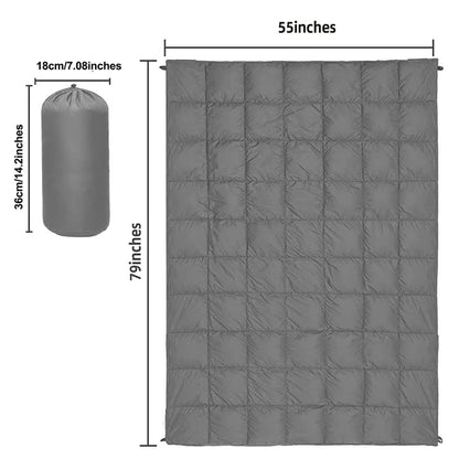 Branded Puffy Waterproof  Camping Wearable Packable Blanket