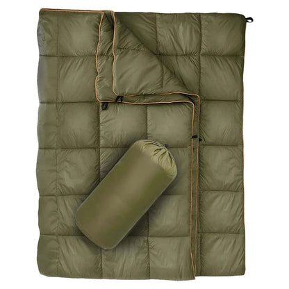 Branded Puffy Waterproof  Camping Wearable Packable Blanket