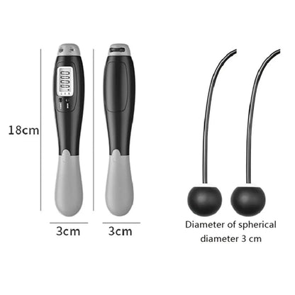 Smart Fitness Weighted Jump Ropes with Calorie Counter
