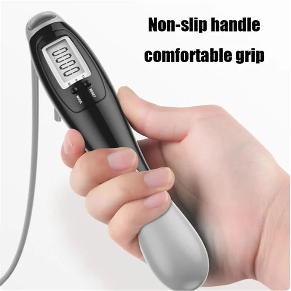Smart Fitness Weighted Jump Ropes with Calorie Counter