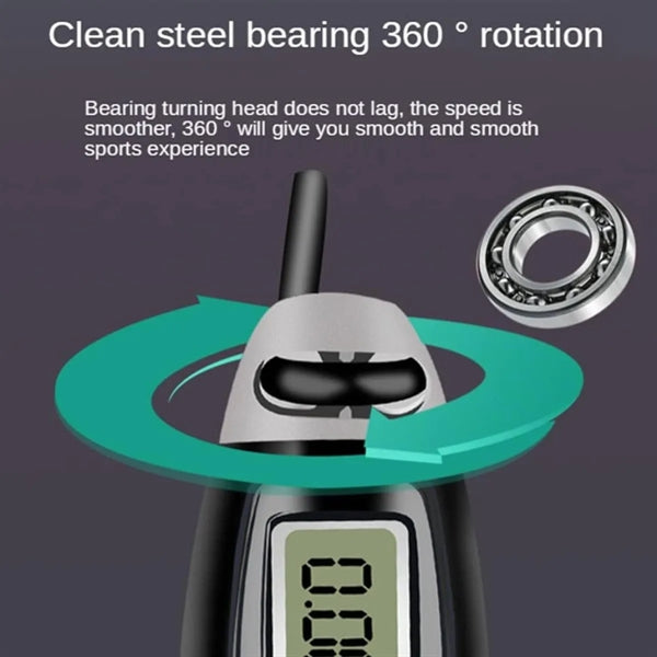 Smart Fitness Weighted Jump Ropes with Calorie Counter