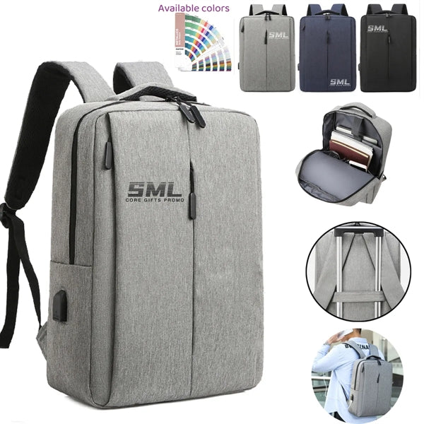 Travel Laptop Backpack w/ USB Charging Port