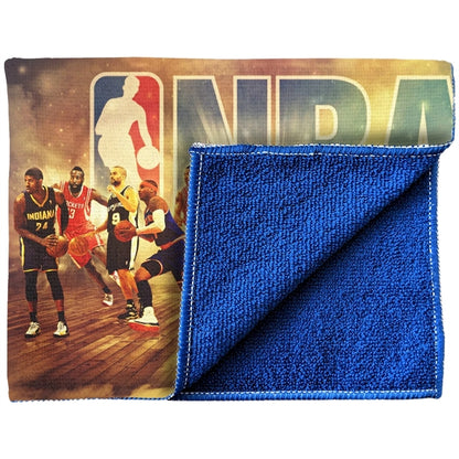 15" X 18" Sublimated Color Back Microfiber Sports Towel