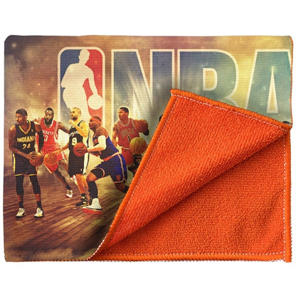 15" X 18" Sublimated Color Back Microfiber Sports Towel