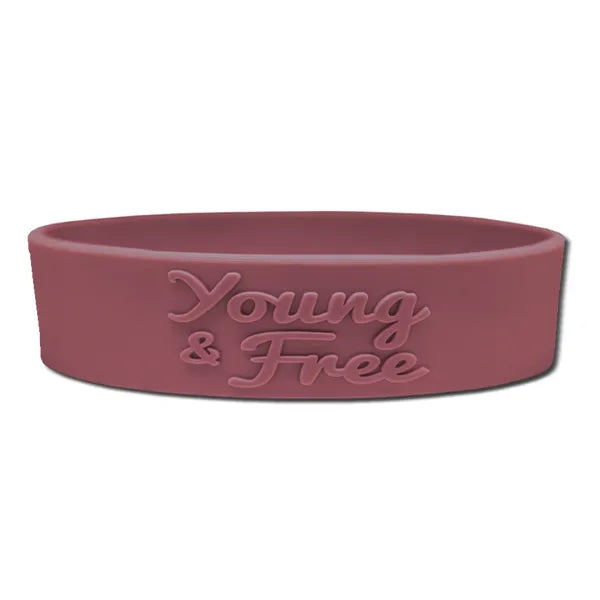 3/4 inch Embossed Wristband