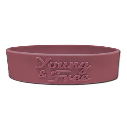 3/4 inch Embossed Wristband