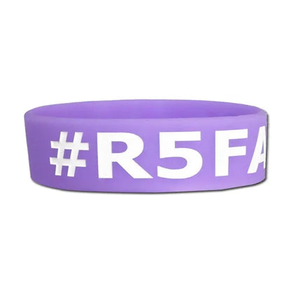 3/4 inch Color Filled Debossed Wristband