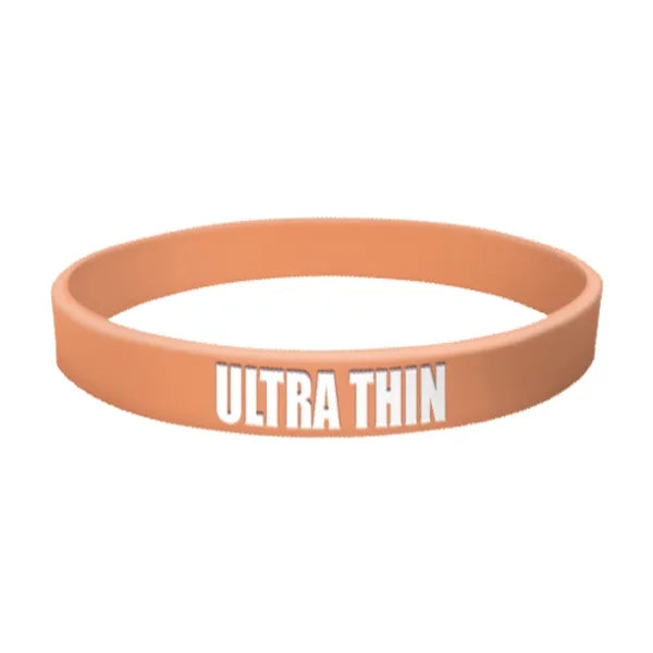 1/4 inch Color Filled Debossed Wristband