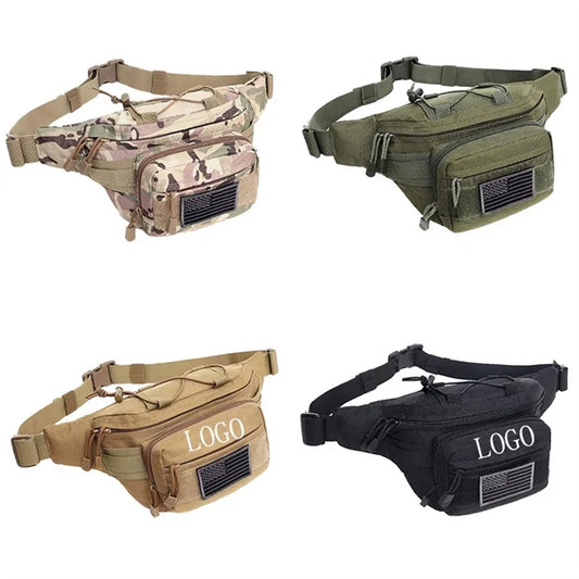 Tactical Fanny Pack Military Waist Bag Hip Belt Utility Fish