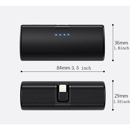 Power Bank Built in Lightn Connector Portable Charger
