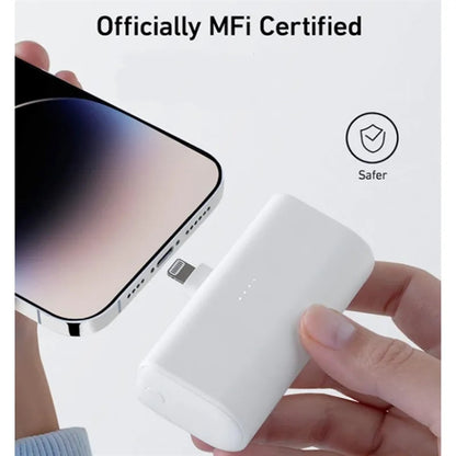 Power Bank Built in Lightn Connector Portable Charger
