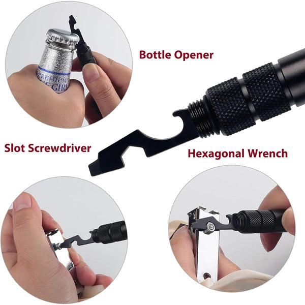 MultifunctionTactical Ballpoint Pen with LED Flashlight