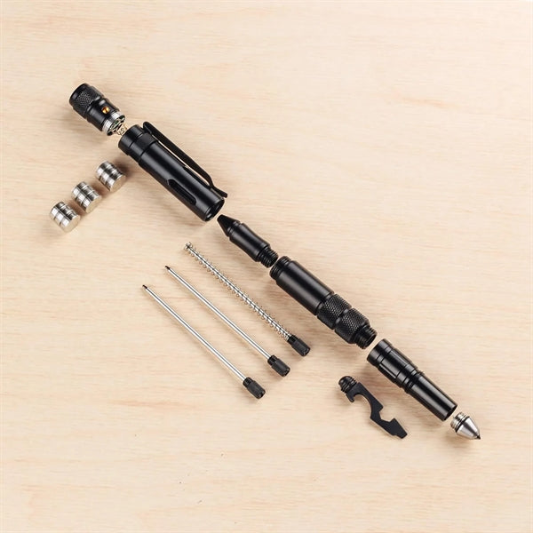 MultifunctionTactical Ballpoint Pen with LED Flashlight