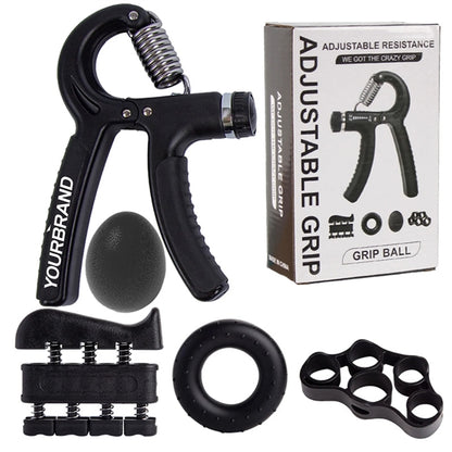 5 Pack Adjustable Resistance Grips Strengthener Kit