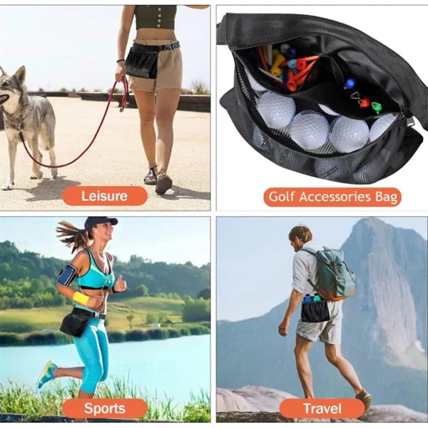 Tennis Ball Bag Pickleball Wasit Pouch Accessory