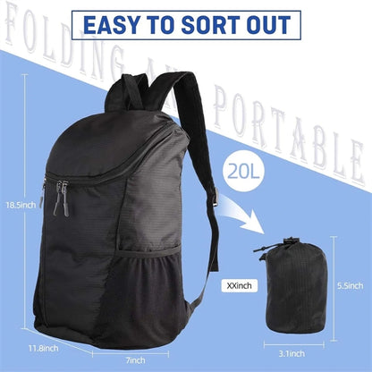 Multifunction Lightweight Waterproof Packable Backpack