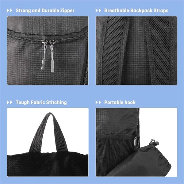 Multifunction Lightweight Waterproof Packable Backpack