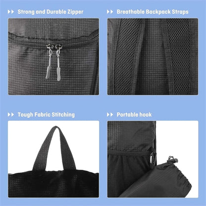 Multifunction Lightweight Waterproof Packable Backpack