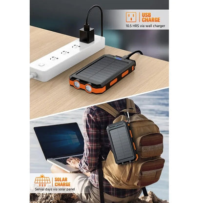 Solar Charger Power Bank Portable Phone Electronic Device