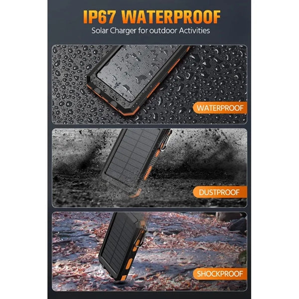 Solar Charger Power Bank Portable Phone Electronic Device