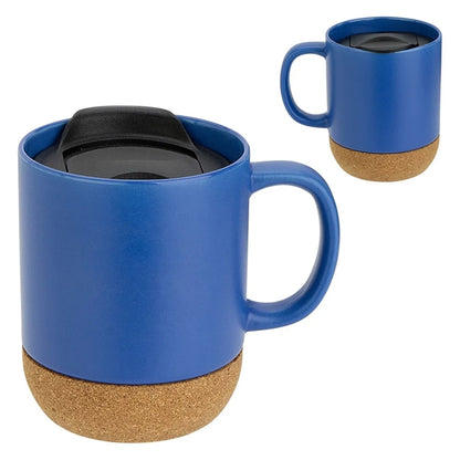 14 oz Ceramic Mug with Cork Base