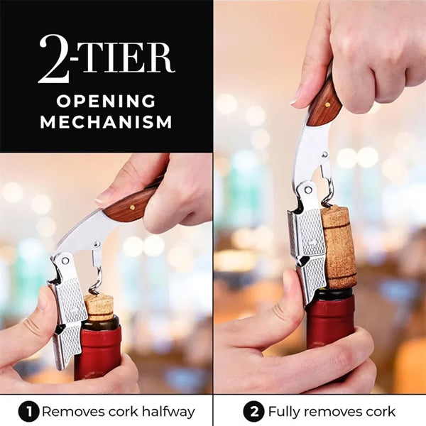 Wine Opener Professional Corkscrew Foil Cutter Cap Remover
