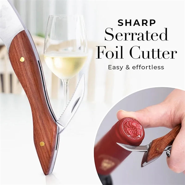 Wine Opener Professional Corkscrew Foil Cutter Cap Remover