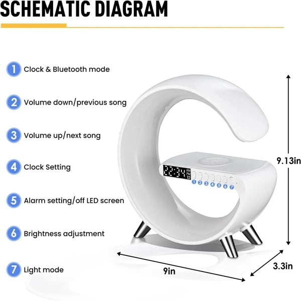 4 in 1 Wireless Charging Speaker
