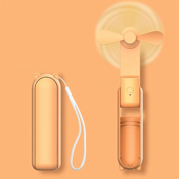 Mini Handheld Fan Power Bank
