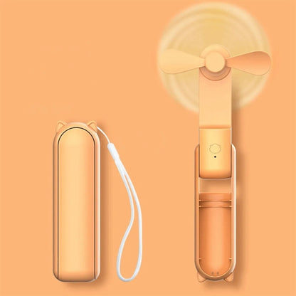 Mini Handheld Fan Power Bank