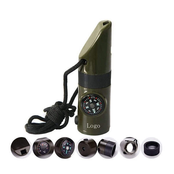 7 in 1 Survival Whistle Tool