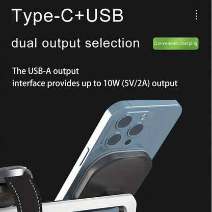 5 in 1 Fast Wireless Charger Stand Magnetic Charging Station