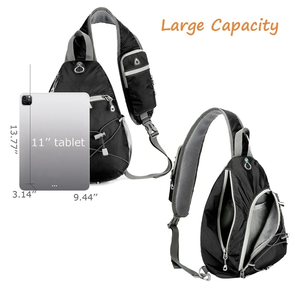 Sling Backpack With Front Pocket