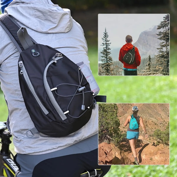 Sling Backpack With Front Pocket