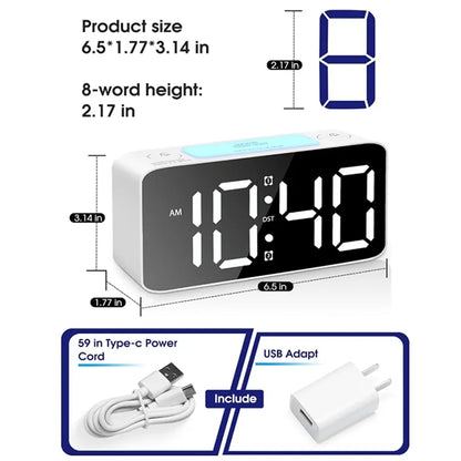 Wake Up Digital Clock for Heavy Sleepers