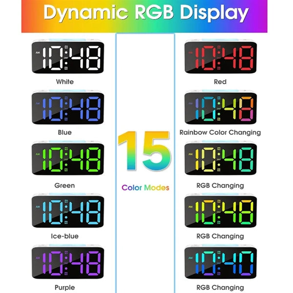 Wake Up Digital Clock for Heavy Sleepers