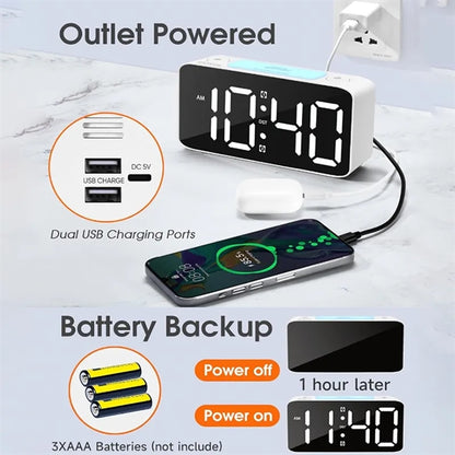 Wake Up Digital Clock for Heavy Sleepers