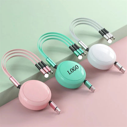 3 In 1 100w Fast Charging Data Cable
