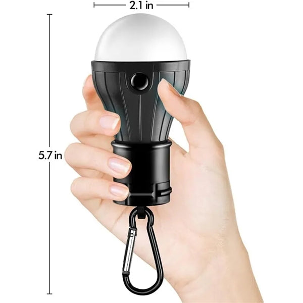 Portable LED Tent Light Hook Emergency Camping Bulb Lantern