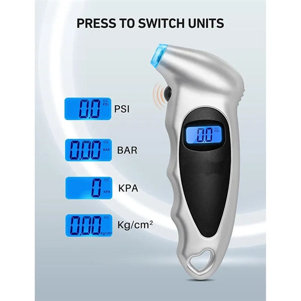 Digital Tire Gauge Pressure Backlight Car Accessories
