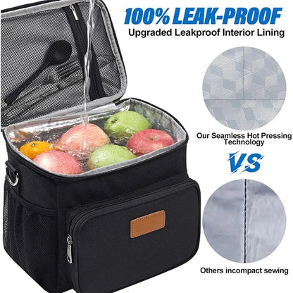 Lunch bag Insulated Cooler Collapsible Adjustable