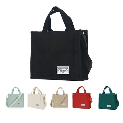 Tote Bag Aesthetic Corduroy Mini Travel Handbag Cross body