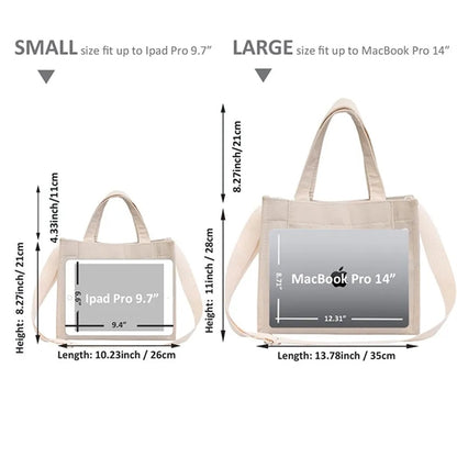 Tote Bag Aesthetic Corduroy Mini Travel Handbag Cross body