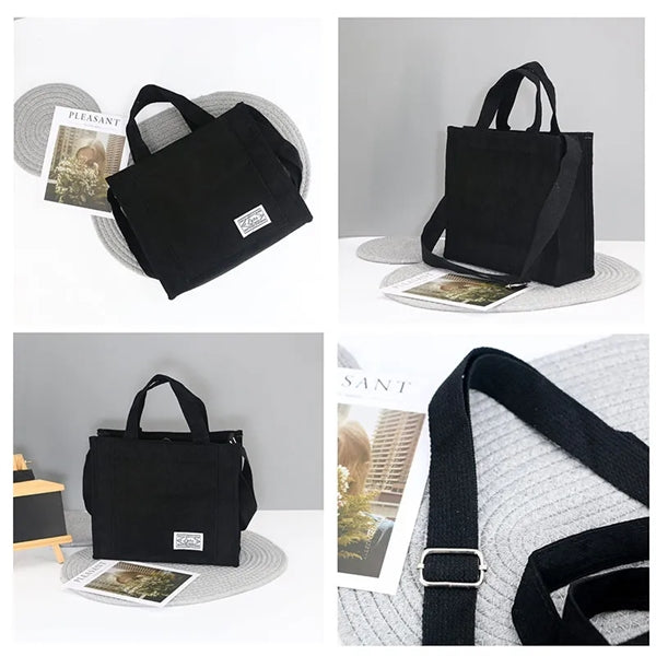 Tote Bag Aesthetic Corduroy Mini Travel Handbag Cross body