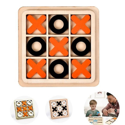 Wooden Tic Tac Toe Game