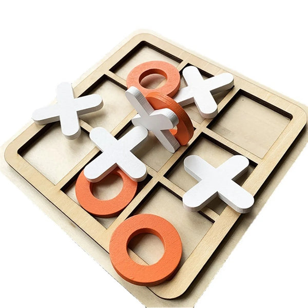 Wooden Tic Tac Toe Game