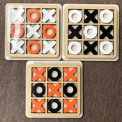 Wooden Tic Tac Toe Game